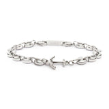 Bracciale con ancora catena marine - Gioielleria Fondente