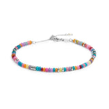 Bracciale con perline colorate