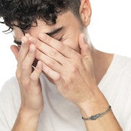 Bracciale con piuma con catena snake e sonaglio