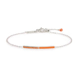 Bracciale con zirconi e smalto