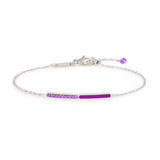 Bracciale con zirconi e smalto
