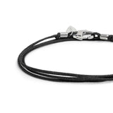 Bracciale cordino cerato trasformabile in collana