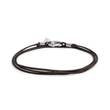 Bracciale cordino cerato trasformabile in collana