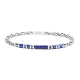 Bracciale elementi in pietra ed elementi in ematite catena marine - Gioielleria Fondente