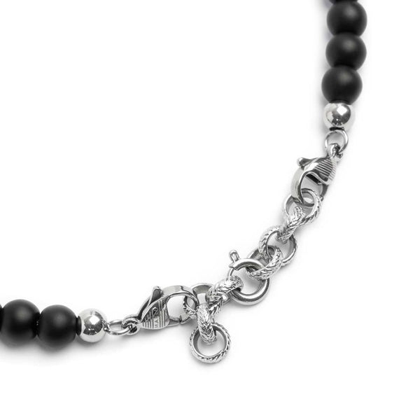 Bracciale onice e occhio di tigre - Gioielleria Fondente