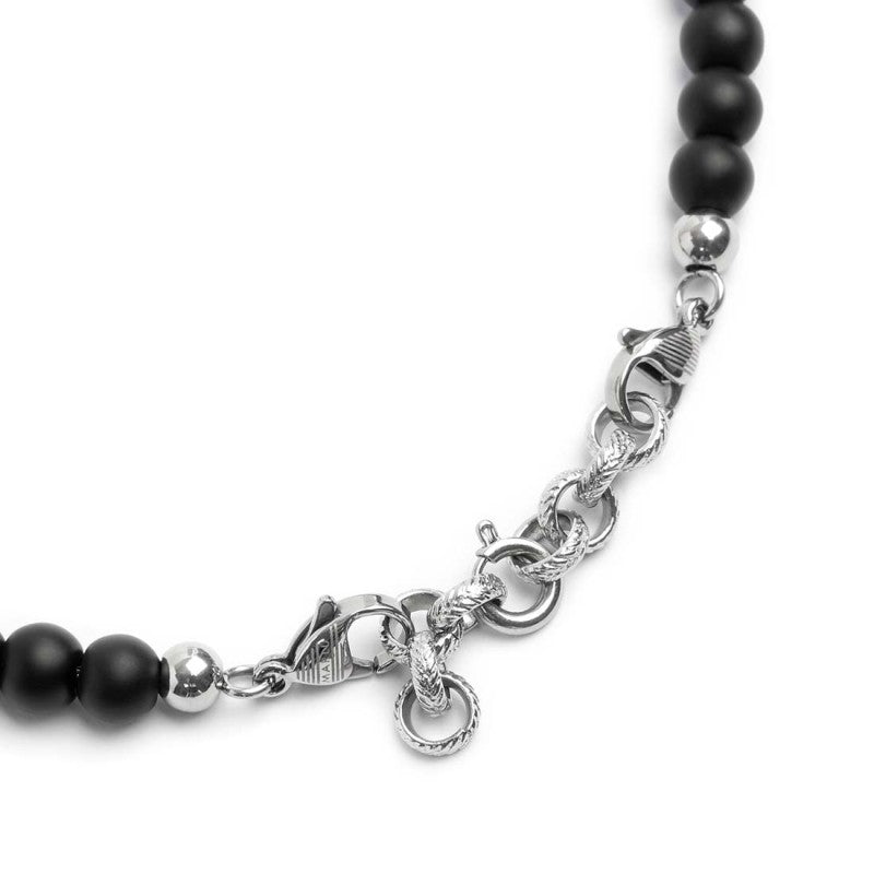 Bracciale onice e occhio di tigre - Gioielleria Fondente