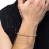 Bracciale rigido a forma organica