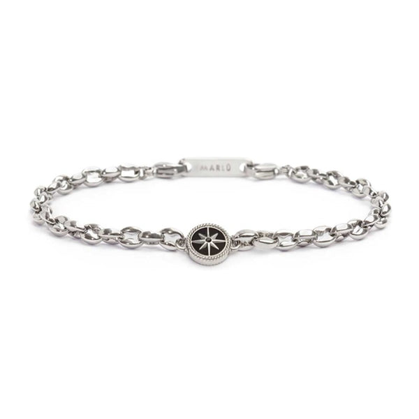 Bracciale rosa dei venti catena marine - Gioielleria Fondente