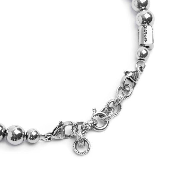 Bracciale sfere ematite 8mm - Gioielleria Fondente