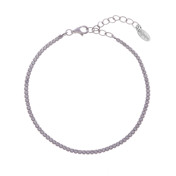 Bracciale Tennis Mania con Zirconi Bianchi - Gioielleria Fondente