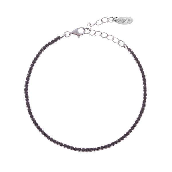 Bracciale Tennis Mania con Zirconi Neri - Gioielleria Fondente