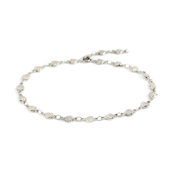 Cavigliera catena cuori - Gioielleria Fondente