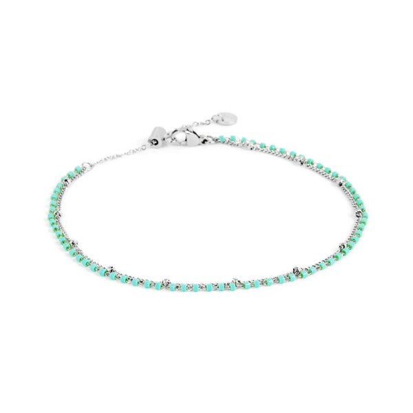 Cavigliera catena grumetta e myuki - Gioielleria Fondente