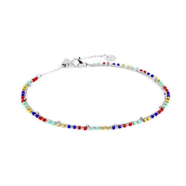 Cavigliera catena grumetta e myuki - Gioielleria Fondente