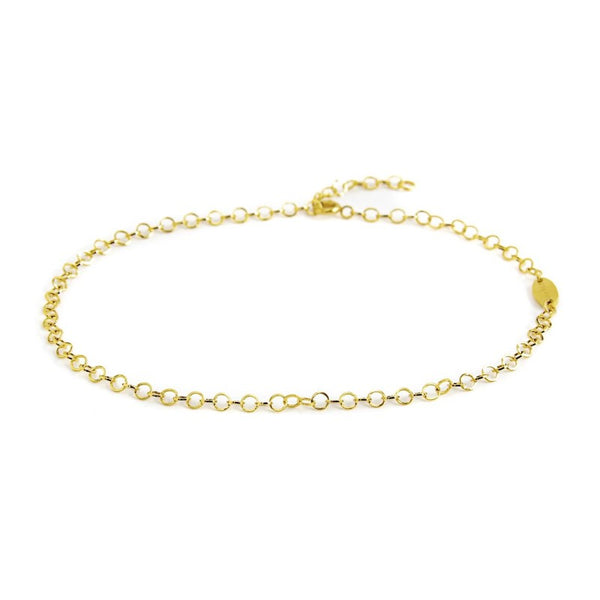 Cavigliera catena "o" - Gioielleria Fondente