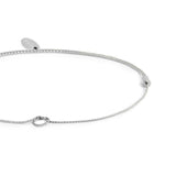 Cavigliera catena serpentine con nodo