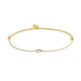 Cavigliera catena serpentine con nodo