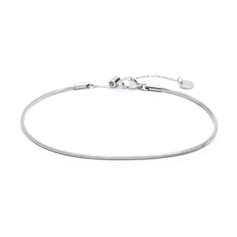 Cavigliera catena snake quadrata - Gioielleria Fondente