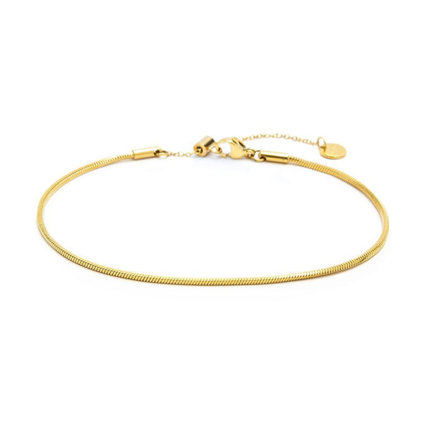 Cavigliera catena snake quadrata - Gioielleria Fondente