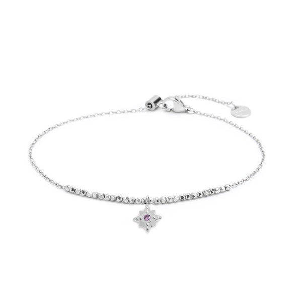 Cavigliera rosa dei venti - Gioielleria Fondente