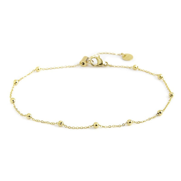 Cavigliera sfere - Gioielleria Fondente