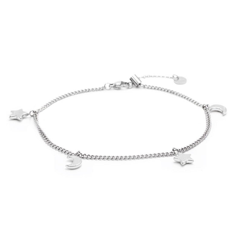 Cavigliera stella e luna - Gioielleria Fondente