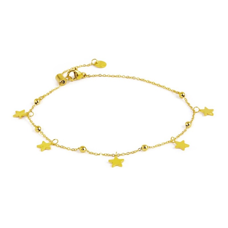 Cavigliera stelle e sfere - Gioielleria Fondente