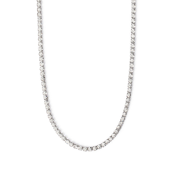 Girocollo in acciaio 316L cristalli