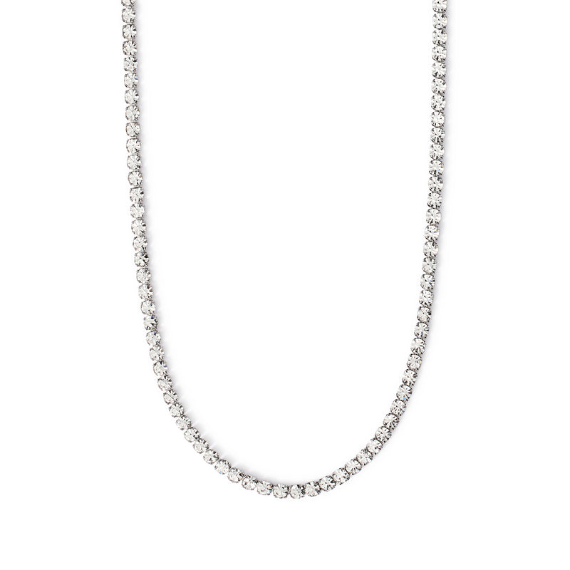 Girocollo in acciaio 316L cristalli