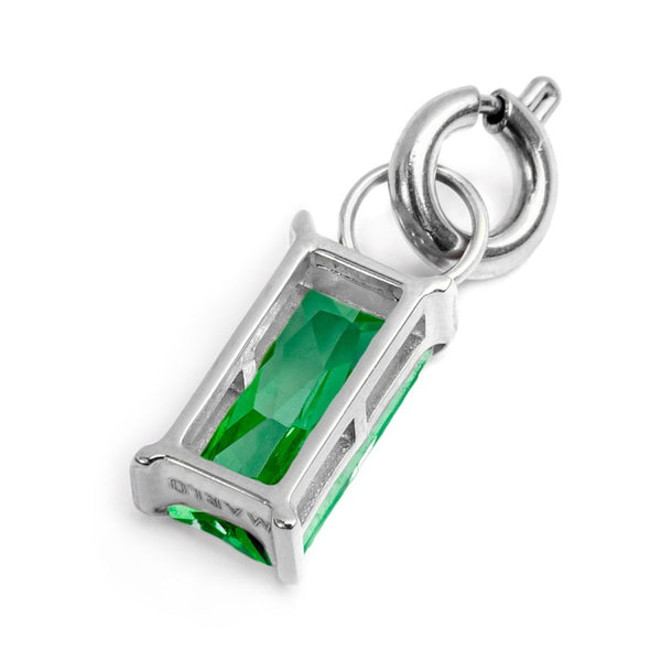Charm con zircone baguette - Gioielleria Fondente