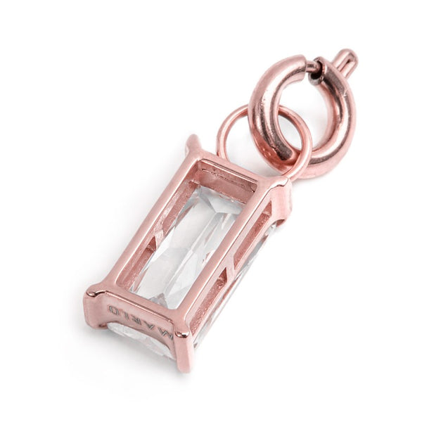 Charm con zircone baguette - Gioielleria Fondente
