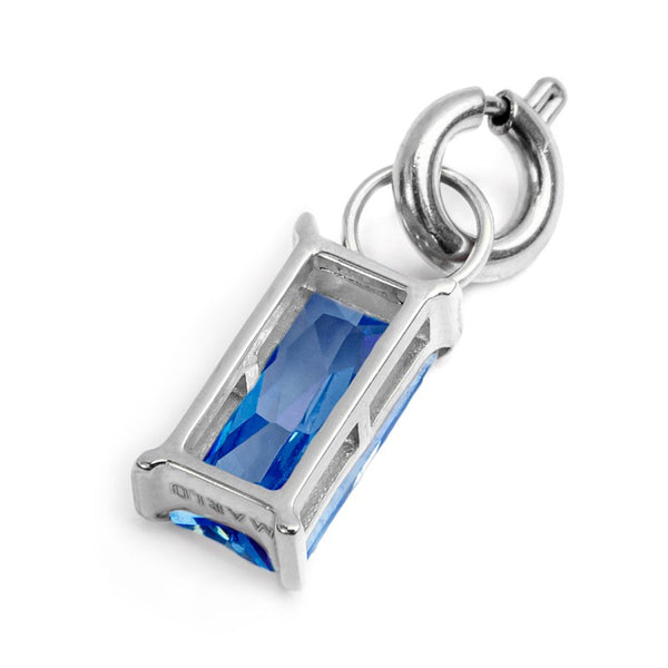 Charm con zircone baguette - Gioielleria Fondente