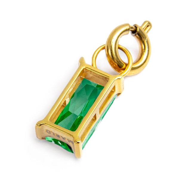 Charm con zircone baguette - Gioielleria Fondente