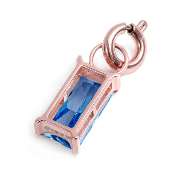 Charm con zircone baguette - Gioielleria Fondente