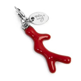 Charm corallo grande