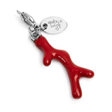 Charm corallo grande