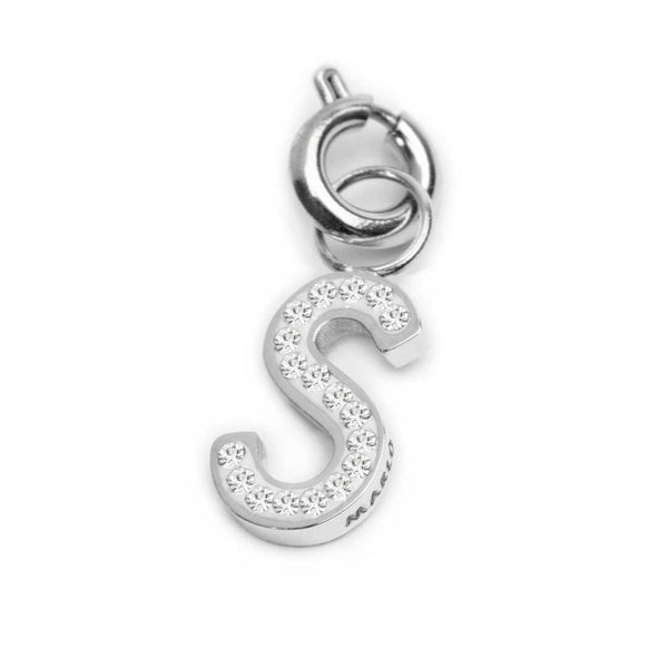 Charm lettera S con cristalli - Gioielleria Fondente