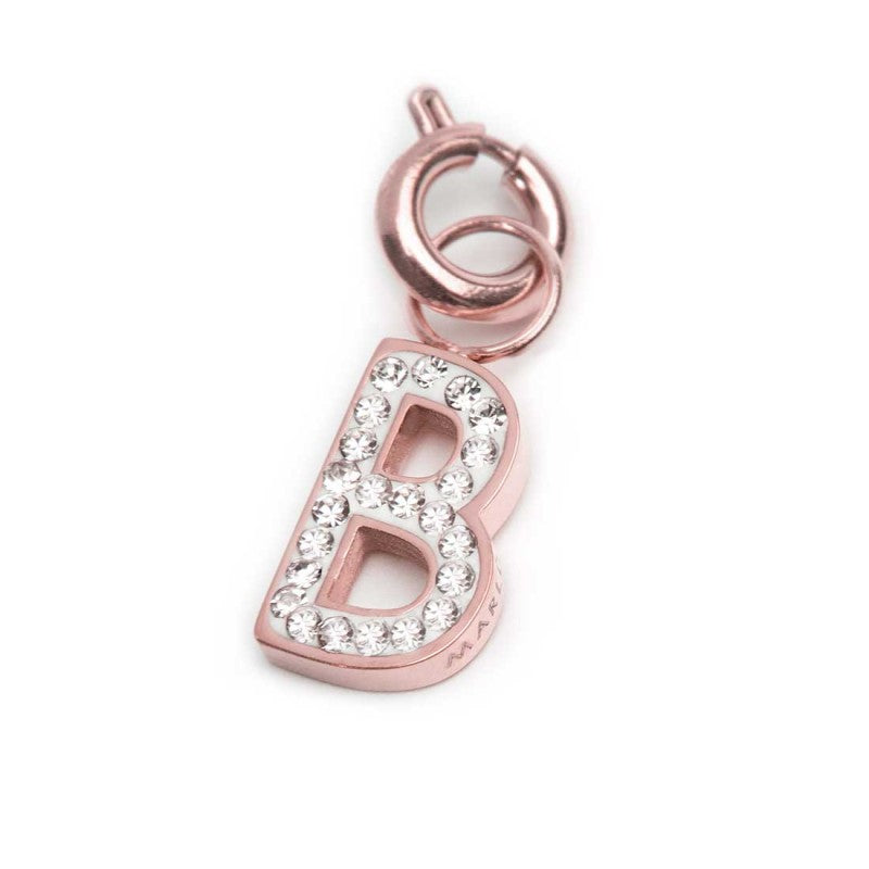 Charm lettera B con cristalli - Gioielleria Fondente