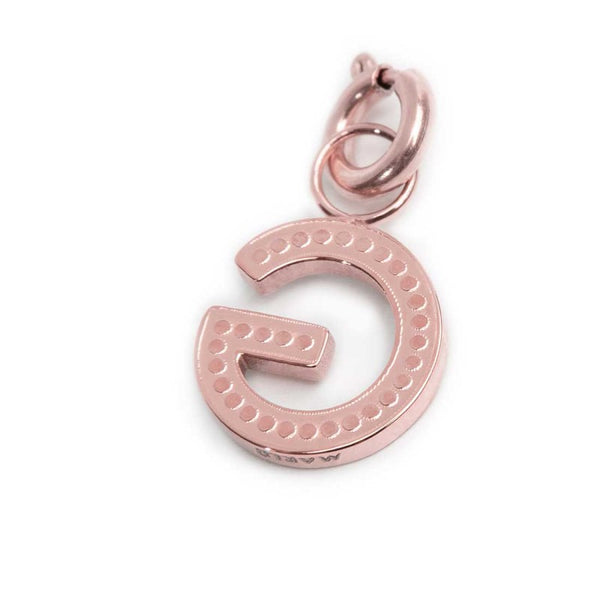 Charm lettera G con cristalli - Gioielleria Fondente