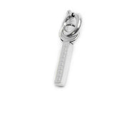 Charm lettera I con cristalli - Gioielleria Fondente