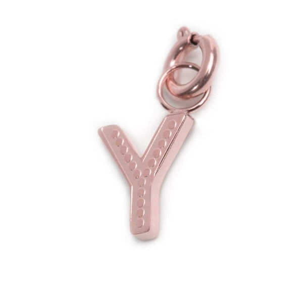 Charm lettera Y con cristalli - Gioielleria Fondente