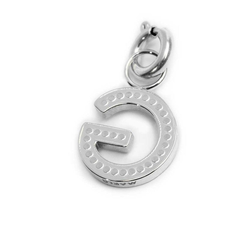 Charm lettera G con cristalli - Gioielleria Fondente