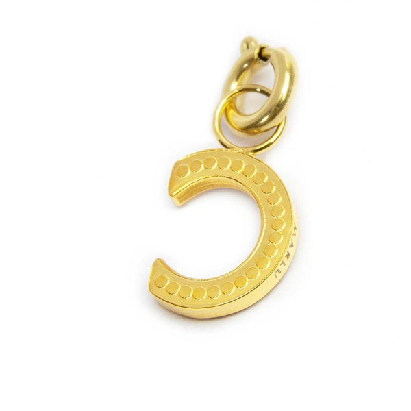 Charm lettera C con cristalli - Gioielleria Fondente