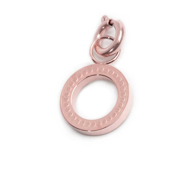 Charm lettera O con cristalli - Gioielleria Fondente
