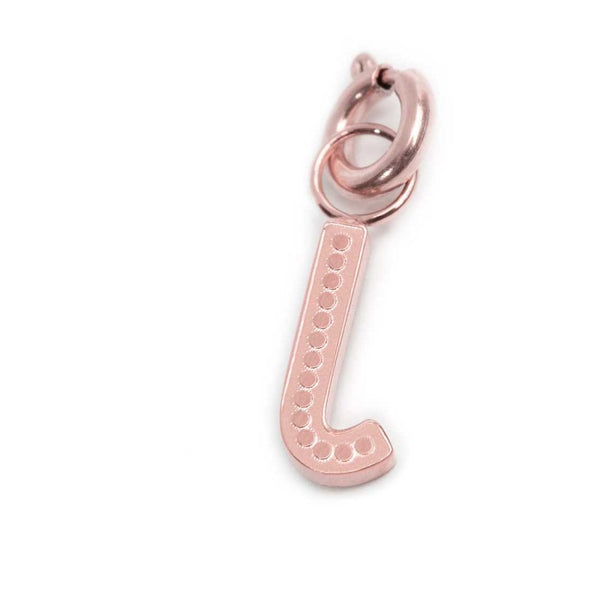 Charm lettera J con cristalli - Gioielleria Fondente