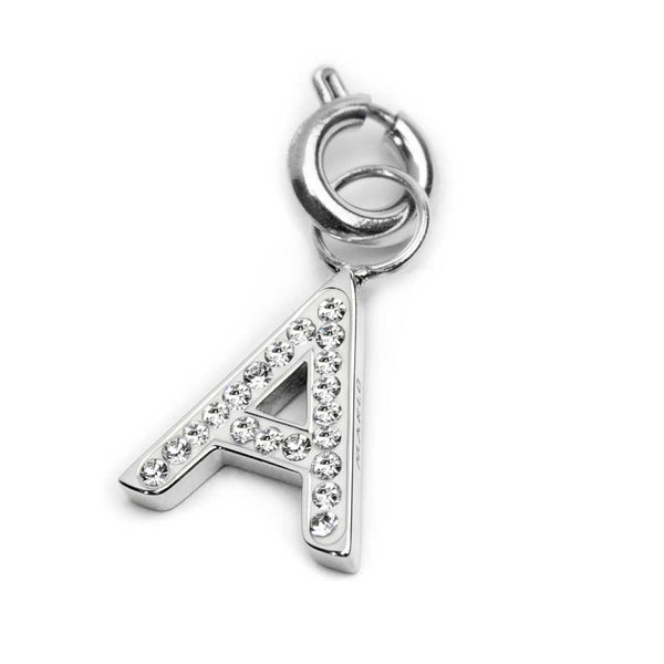 Charm lettera A con cristalli - Gioielleria Fondente