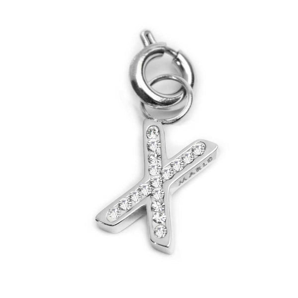 Charm lettera X con cristalli - Gioielleria Fondente
