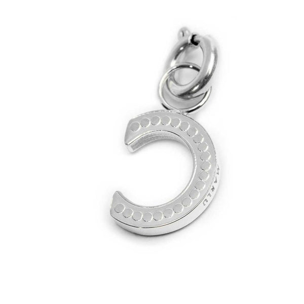 Charm lettera C con cristalli - Gioielleria Fondente