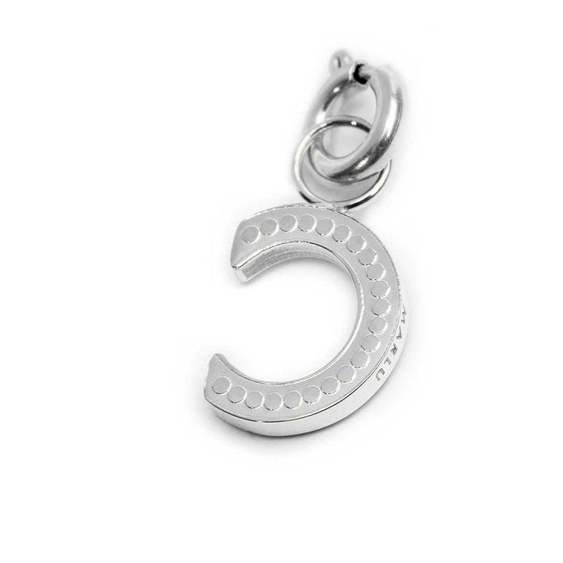 Charm lettera C con cristalli - Gioielleria Fondente