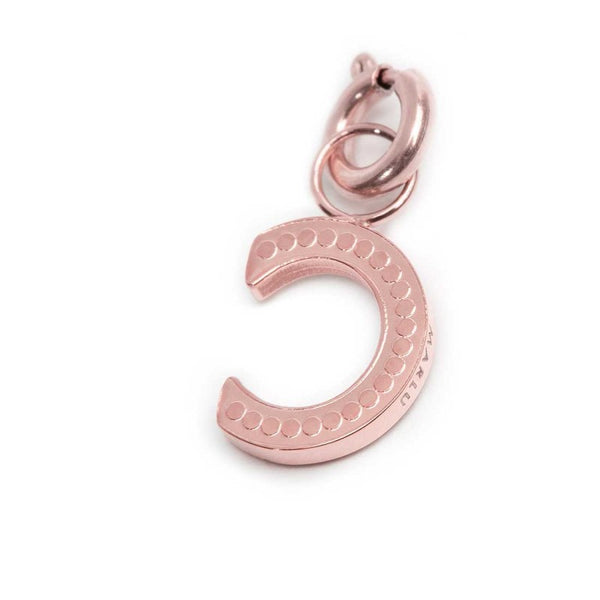 Charm lettera C con cristalli - Gioielleria Fondente